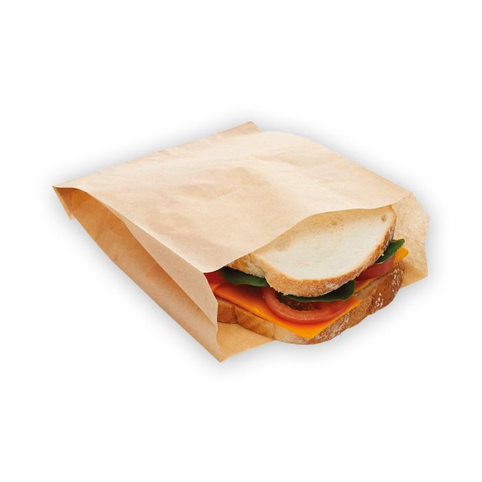 Algon Bolsas Kraft Reutilizables para Alimentos, 20 unidades, 16x24 cm (24 Unidades) 7