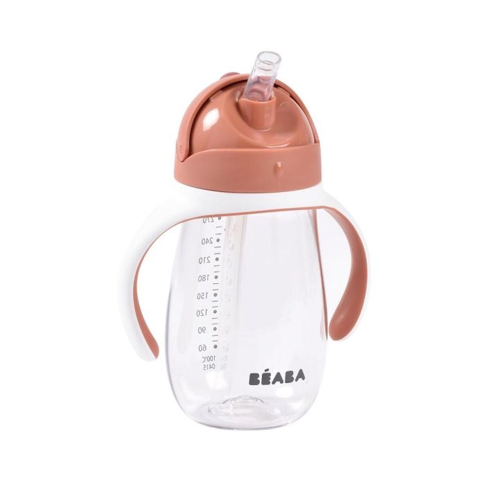 Beaba Taza con Pajita BEA1728518874204 300 ml Terracota 3 Beaba Taza con Pajita BEA1728518874204 300 ml Terracota 3