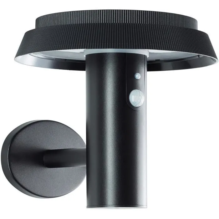 Brilliant BRI4004353437823 Aplique de Exterior LED y Solar con Detector de Movimiento - Metal y Plástico - 4 W - Negro 3