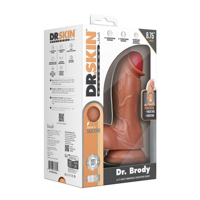 Vibrador realista Blush Dr Skin 1 Vibrador realista Blush Dr Skin 1