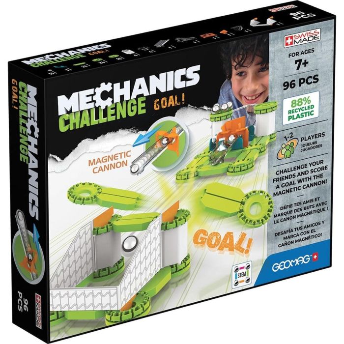Geomag AAABS15635 - Juego de Construcción Magnético ¡Desafío Mecánico Gol! - 96 Piezas - Plástico Reciclado 19 Geomag AAABS15635 - Juego de Construcción Magnético ¡Desafío Mecánico Gol! - 96 Piezas - Plástico Reciclado 19
