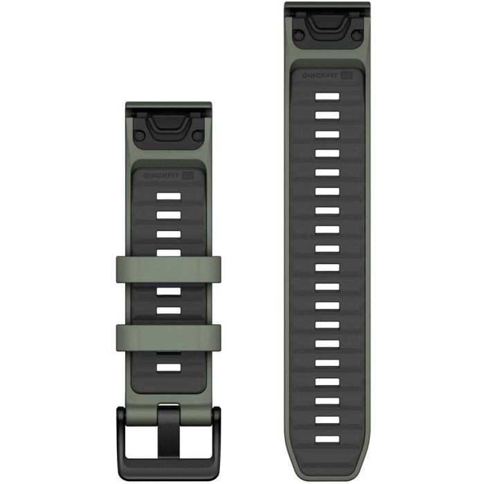 Garmin Ersatzarmband QuickFit 22mm Silikon Weidengrn/Graphit 1 Garmin Ersatzarmband QuickFit 22mm Silikon Weidengrn/Graphit 1