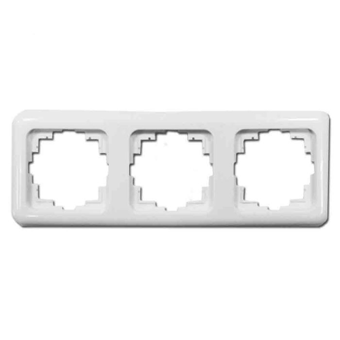 Edm Marco 3 elementos empotrar serie Term blanco termoplástico 22x8 cm