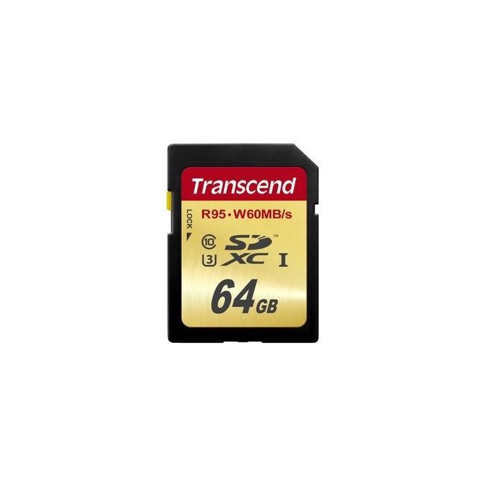 CARD Card 64GB Transcend SDXC UHS-I U3 95/60 MB/s