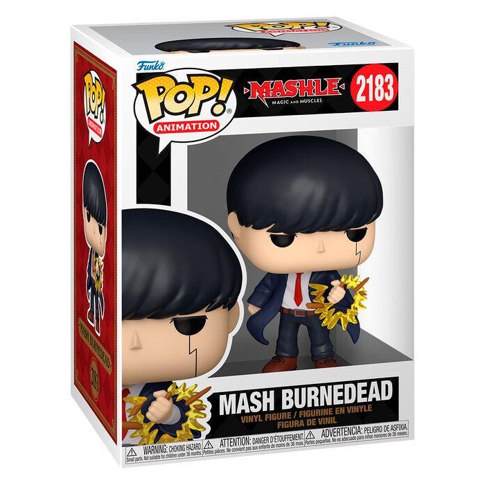 Funko Pop! 90613 Figura Mash Burnedead de Mashle: Magic and Muscles - Animation, Vinilo Oficial de Anime