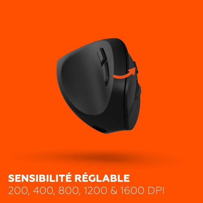 Ratón Mobility Lab ERGO M30W LEFT Negro Vertical 11