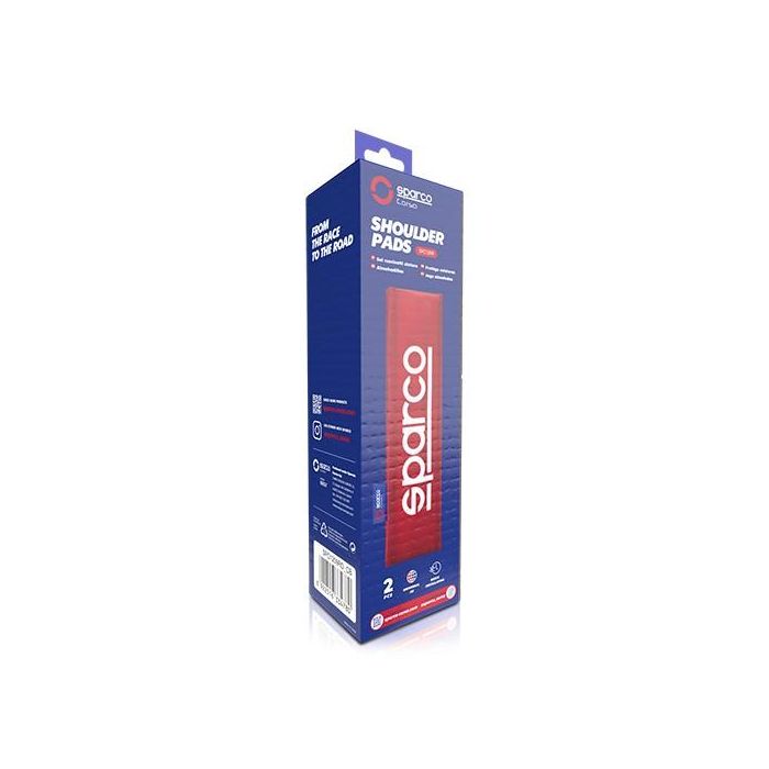 Almohadillas para Cinturón de Seguridad Sparco SPC1209RD Rojo 2 Almohadillas para Cinturón de Seguridad Sparco SPC1209RD Rojo 2