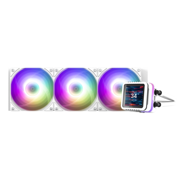 Zalman ALPHA2 DS A36 Refrigeración Líquida AIO para Procesador 12 cm, Sockets Intel/AMD: LGA 1150/1200/1700, AM4/AM5, Blanco