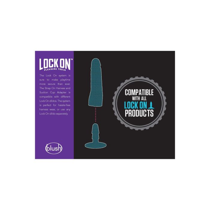 Consolador Realista Blush Lock On Silicona (17,7 cm) 2 Consolador Realista Blush Lock On Silicona (17,7 cm) 2