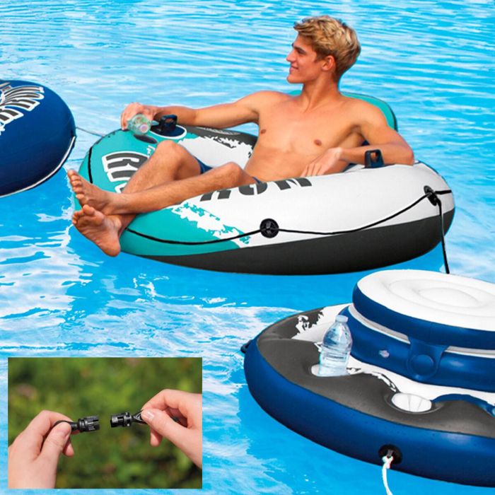 Flotador Hinchable Intex Amarillo Limón 135 x 55 x 135 cm (6 Unidades) 4 Flotador Hinchable Intex Amarillo Limón 135 x 55 x 135 cm (6 Unidades) 4