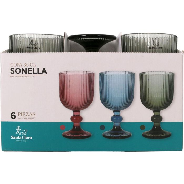 Copa de champán Santa Clara Sonella Verde (36 Unidades) 7 Copa de champán Santa Clara Sonella Verde (36 Unidades) 7