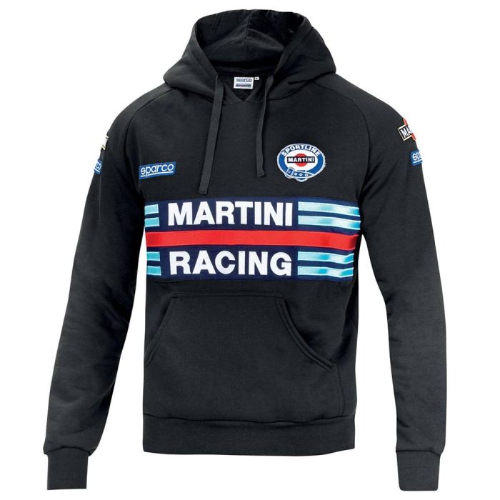 Sparco Sudadera Martini-R S01279MRNR3L 100% Algodón Talla L Negro