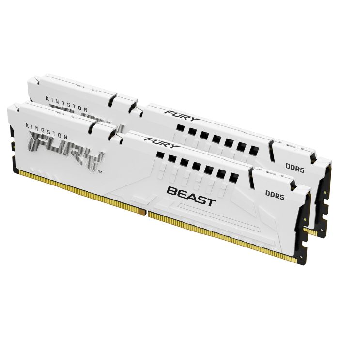 Kingston 32GB 6000MT/s DDR5 CL36 DIMM Kit of 2 FURY Beast White EXPO 0 Kingston 32GB 6000MT/s DDR5 CL36 DIMM Kit of 2 FURY Beast White EXPO 0