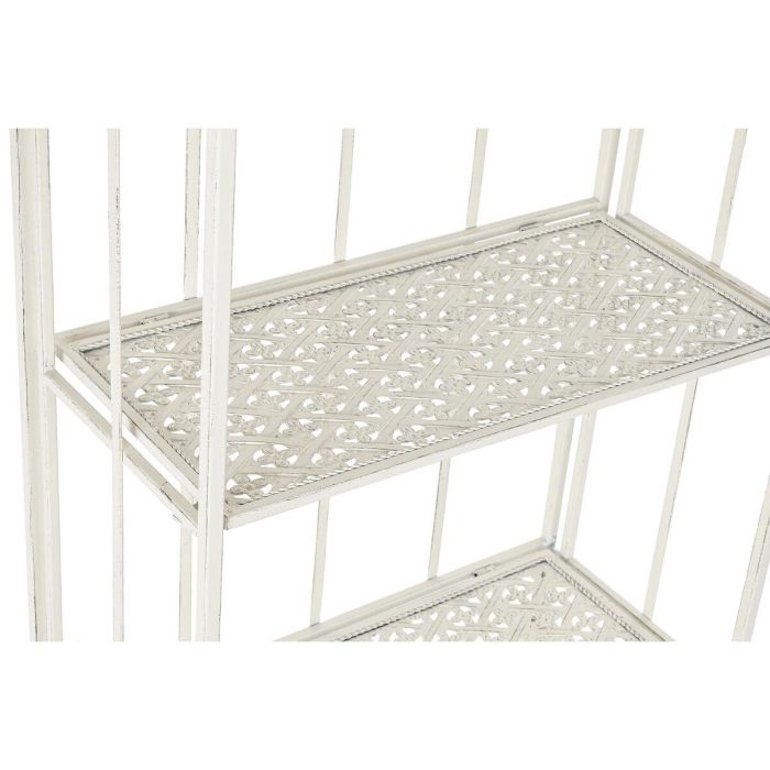 Estantería Home ESPRIT Blanco Metal 4 Estantes 61 x 29 x 163,5 cm 3
