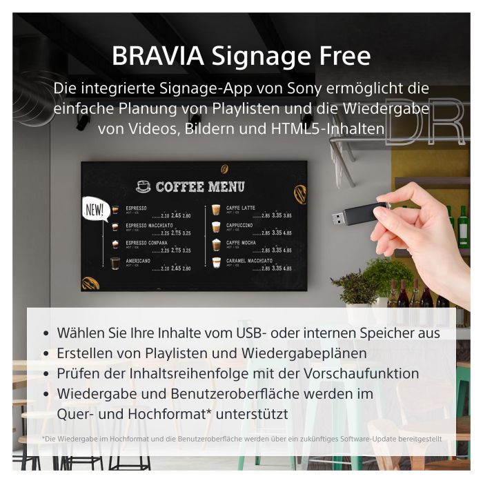 Sony Monitor Professional Bravia 55 Pulgadas 4K UHD 350nit 16/7 Android TV 16