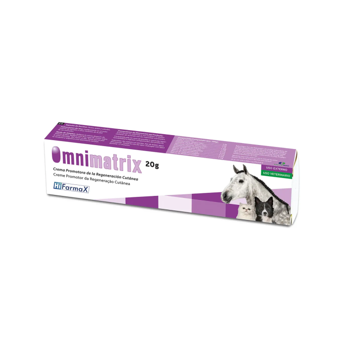 Omnimatrix Pomada Cicatrizante 20gr - Centella Asiática, Caléndula, Óxido de Zinc - Para Perros, Gatos y Caballos Omnimatrix Pomada Cicatrizante 20gr - Centella Asiática, Caléndula, Óxido de Zinc - Para Perros, Gatos y Caballos