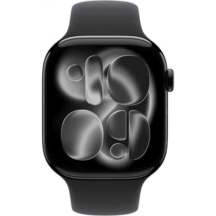 Apple Watch S11 Aluminium 46mm Diamantschwarz (Sportarmband schwarz) M/L 1
