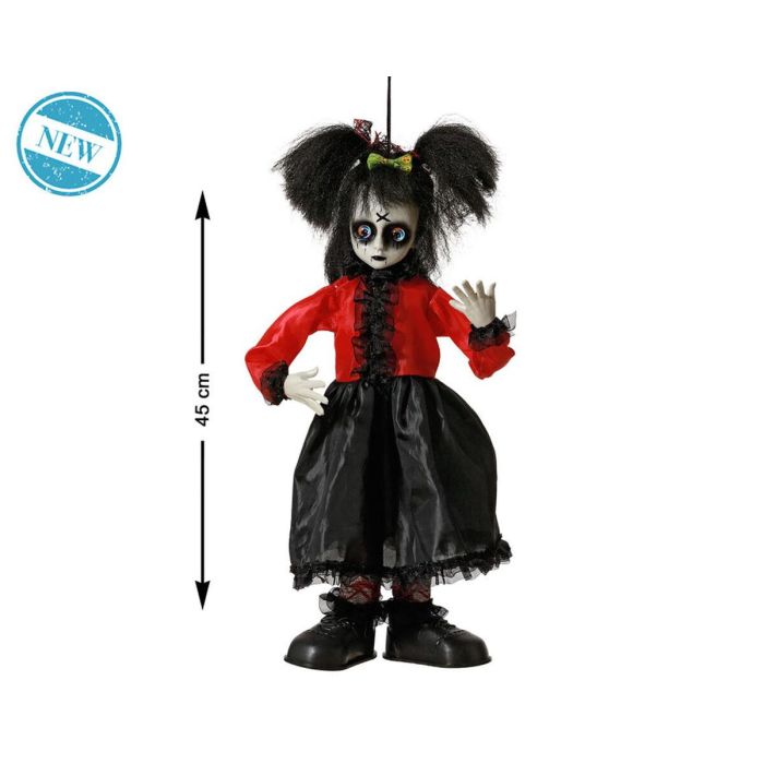Decoración para Halloween 45 x 43 cm Muñeca Sangrienta 1 Decoración para Halloween 45 x 43 cm Muñeca Sangrienta 1