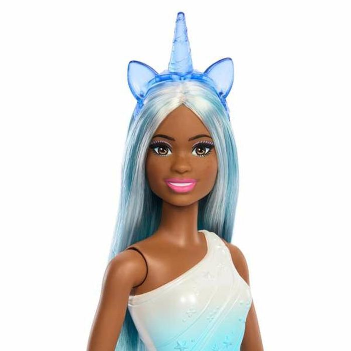 Barbie Muñeca Unicornio con Look de Colores Brillantes - Modelos Surtidos Aleatoriamente, Edad Mínima 3 Años 7