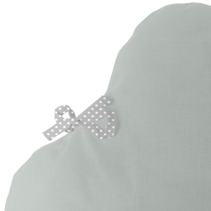Protector de Cuna HappyFriday BASIC KIDS Gris 40 x 10 x 60 cm 2 Protector de Cuna HappyFriday BASIC KIDS Gris 40 x 10 x 60 cm 2