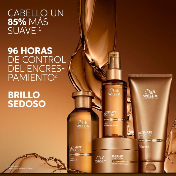 Wella Professionals Ultimate Smooth Acondicionador 200 ml - Hidratación Intensa, Cabello Suave y Radiante 7