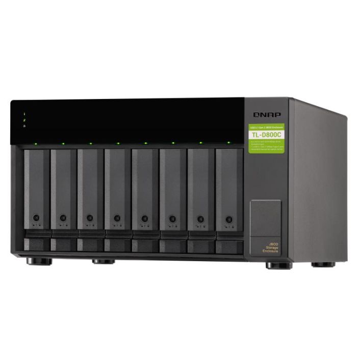 QNAP TL-D800C caja para disco duro externo Carcasa de disco duro/SSD Negro, Gris 2.5/3.5" 3 QNAP TL-D800C caja para disco duro externo Carcasa de disco duro/SSD Negro, Gris 2.5/3.5" 3