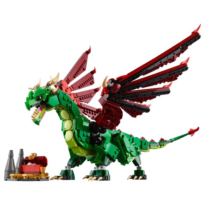 Lego Dragón Medieval 31161 Creator, Juego de Construcción, 3 Modelos en 1, Edad +9 Años