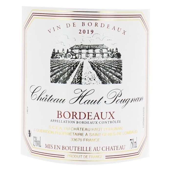 Château Haut Pougnan Cuvée Prestige 2016 Bordeaux - Vino tinto Bordeaux 1