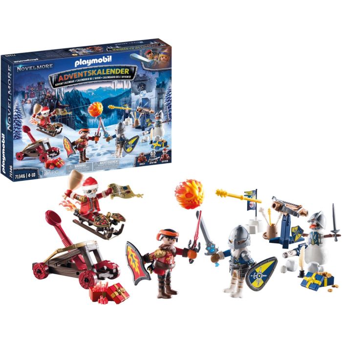 Playmobil Calendario Adviento Novelmore Batalla en la Nieve con Figuras y Accesorios 3 Playmobil Calendario Adviento Novelmore Batalla en la Nieve con Figuras y Accesorios 3