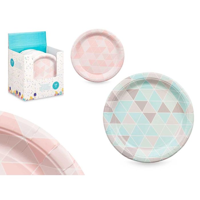 Set 6 Platos Papel 22 Cm Rombos Surtidos Arte Regal (24 Unidades) Set 6 Platos Papel 22 Cm Rombos Surtidos Arte Regal (24 Unidades)