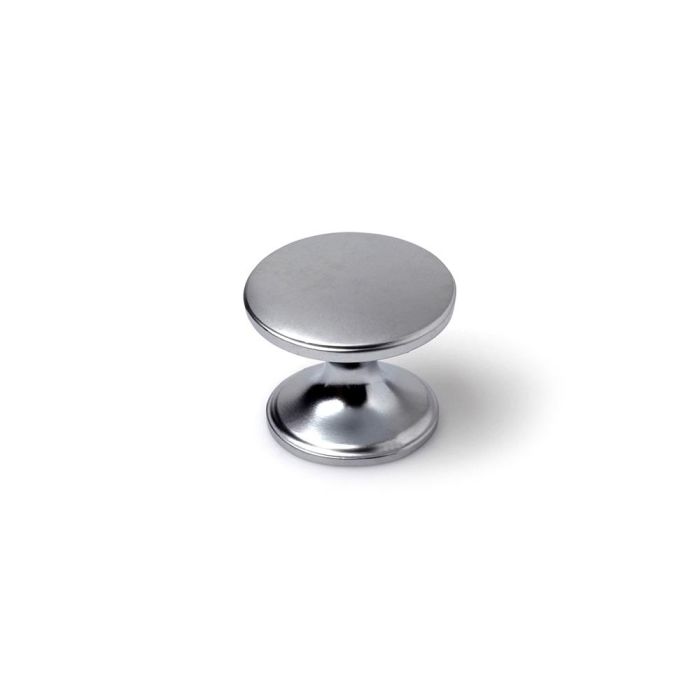 Rei Pomos para Mueble 4 uds. Zamak Cromo Mate Ø33mm mod.756 Rei Pomos para Mueble 4 uds. Zamak Cromo Mate Ø33mm mod.756