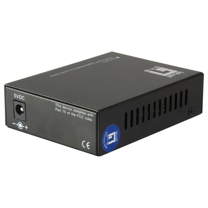 Level One Convertidor GVT-2011 Gigabit Ethernet 10/100/1000T a 1000SX 20km 5