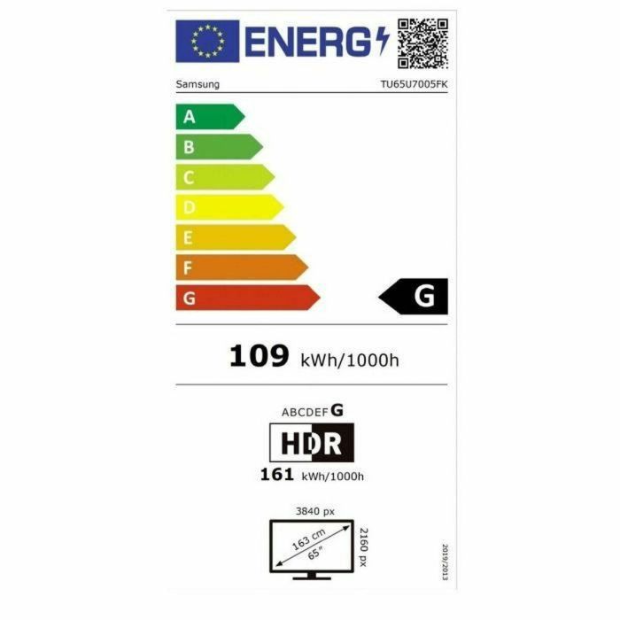 Smart TV Samsung TU65U7005FKX 65 65" 4K Ultra HD LED HDR 17 Smart TV Samsung TU65U7005FKX 65 65" 4K Ultra HD LED HDR 17