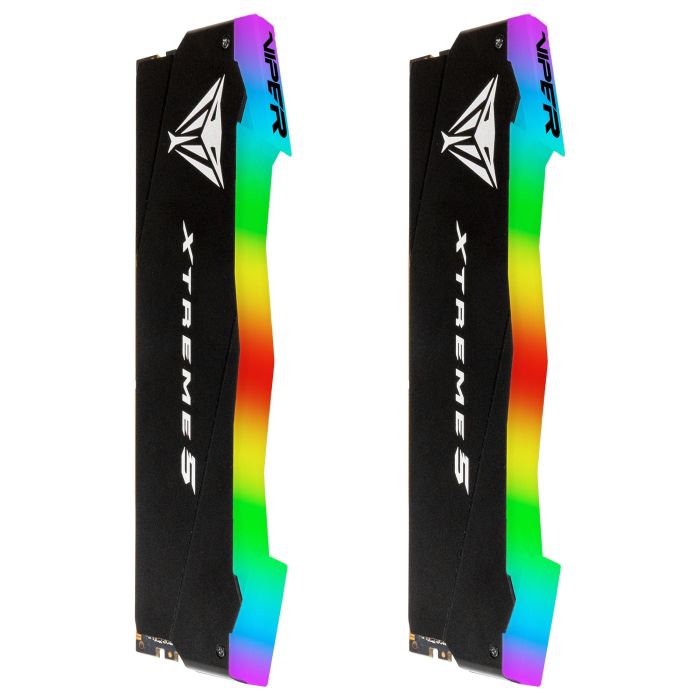 Patriot Viper Xtreme 5 PVXR532G80C38K Kit de 32GB (2x16GB) DDR5 RAM 8000MHz DIMM CL38 1.45V RGB, con disipador térmico