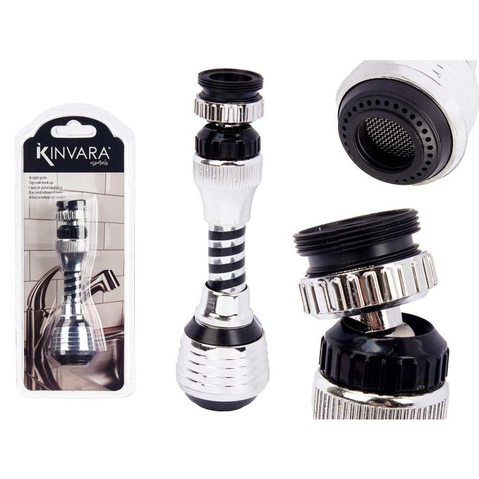 Acople Grifo Mediano Fregadero 360 Kinvara 3.5x12.5x3.5 cm Metal/Plástico (24 Unidades) Acople Grifo Mediano Fregadero 360 Kinvara 3.5x12.5x3.5 cm Metal/Plástico (24 Unidades)