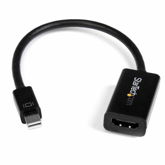 Adaptador DisplayPort a HDMI Startech MDP2HD4KS Negro 0 Adaptador DisplayPort a HDMI Startech MDP2HD4KS Negro 0