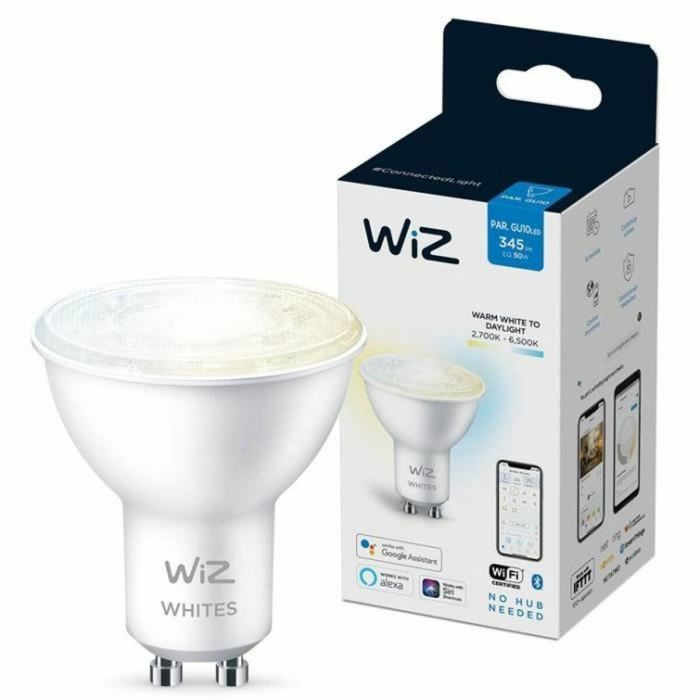 Bombilla Inteligente Wiz 50 W GU10 Wi-Fi LED 2700 K 6500 K 400 lm 0 Bombilla Inteligente Wiz 50 W GU10 Wi-Fi LED 2700 K 6500 K 400 lm 0