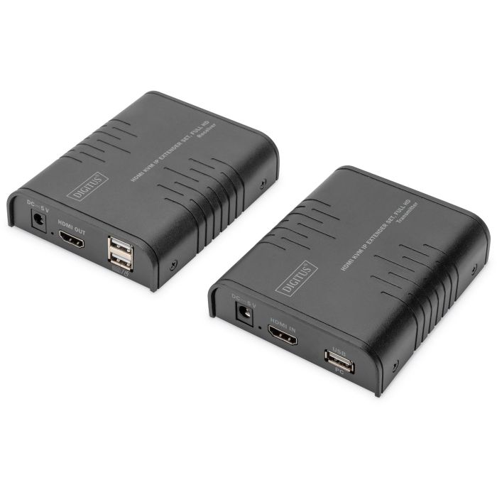 DIGITUS HDMI KVM IP Extender Set. Full HD. 1080p/60Hz