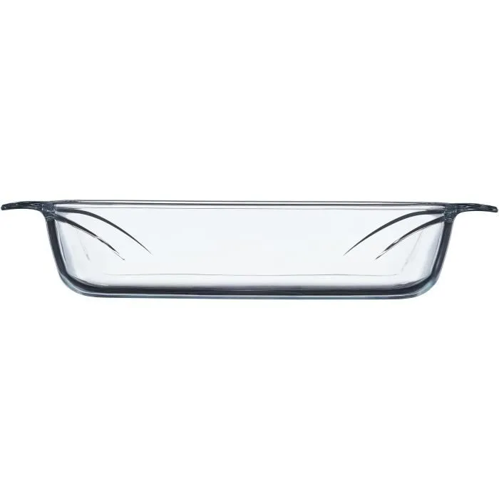 Pyrex 3426470297912 Juego de 4 Fuentes para Horno de Vidrio Rectangular 27/31/35/39 cm