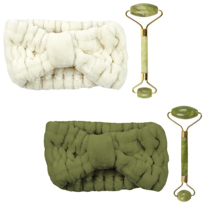 Cosmetic Club Masajeador Facial Jade Pour Elle con Banda para Maquillaje 2