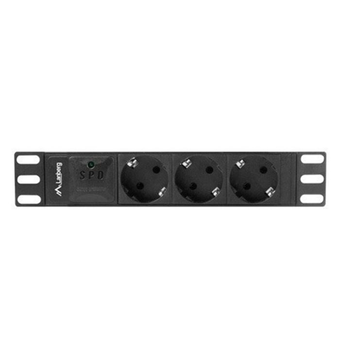 Lanberg PDU-03F-0200-BK Unidad de Distribución de Energía (PDU) 3 Salidas AC Tipo F, 1U Rack Horizontal, 16A, 2m Cable, Negro 0 Lanberg PDU-03F-0200-BK Unidad de Distribución de Energía (PDU) 3 Salidas AC Tipo F, 1U Rack Horizontal, 16A, 2m Cable, Negro 0