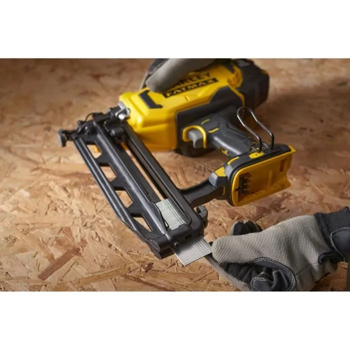 Stanley Fatmax SFMCN616D2K-QW Clavadora de Acabado Inalámbrica 18V con 2 Baterías de 2Ah y Cargador, para Clavos de 25-64mm 5