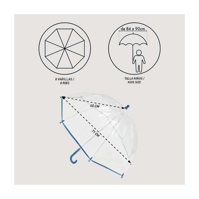 Cerdá Paraguas Manual Poe Minnie 45 cm 4