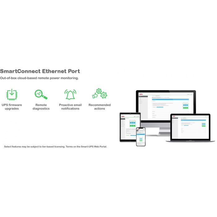 APC SMT1000iC SAI 1000VA 700W Line Interactive SmartConnect Port+SmartSlot 6