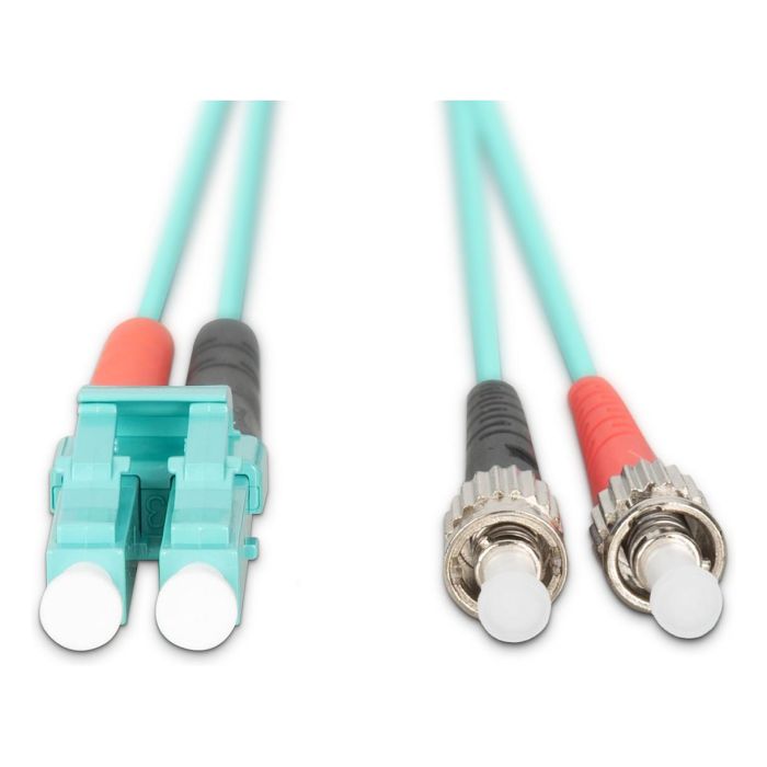 Digitus LWL Patchkabel LC a ST 1.00m Multimode Duplex OM3 Fibra Óptica 3