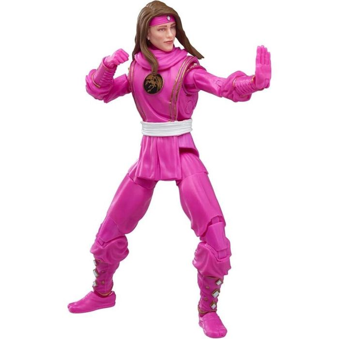Figura Mighty Morphin Ninja Pink Ranger Lightning Collection Power Rangers 15cm 4