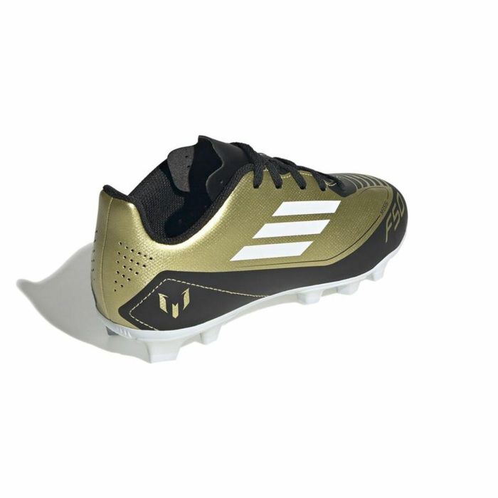 Botas de Fútbol para Niños Adidas F50 Club Messi Blanco Dorado 2