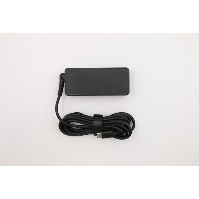 Lenovo 45W USB-C charger for Lenovo laptops, supports multiple voltage levels: 20V, 15V, 9V, and 5V. 1 Lenovo 45W USB-C charger for Lenovo laptops, supports multiple voltage levels: 20V, 15V, 9V, and 5V. 1
