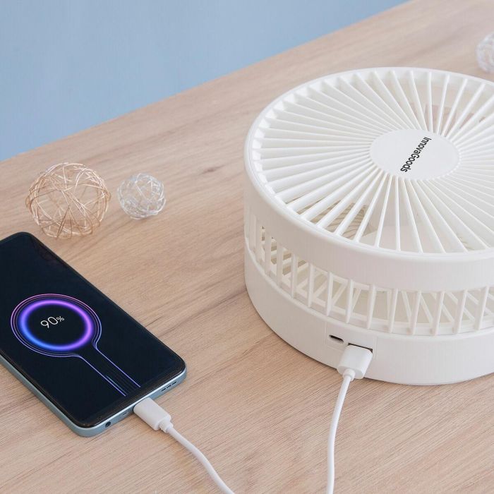 Ventilador Recargable Plegable 3 en 1 Fandle InnovaGoods Ø7,7'' 7200 mAh 10 Ventilador Recargable Plegable 3 en 1 Fandle InnovaGoods Ø7,7'' 7200 mAh 10