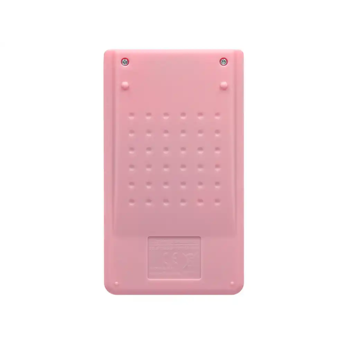 Liderpapel xf12 Calculadora de Bolsillo 8 Dígitos Solar y Pilas Color Rosa 115x65x8 mm 3